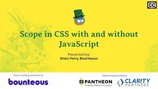 Scope in CSS with and without JavaScript