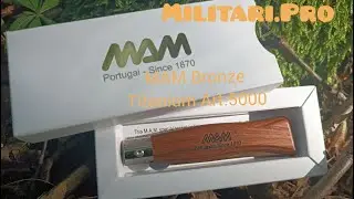 Складний ніж MAM  7.5cm. Bronze Titanium Art.5000. militari.pro
