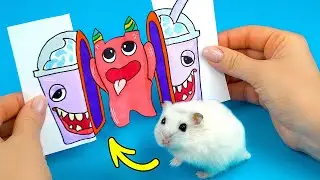 How to draw GRIMACE BIRTHDAY SHAKE & BANBAN Transformation Paper Craft