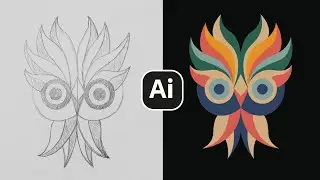 Adobe Illustrator Eğitimi | BU TEKNİĞİ ÇOK SEVECEKSİNİZ | Aynalama Tekniği
