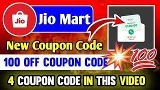 Jiomart Coupon Code Today | Jiomart 100 Free Shopping | Jiomart 100 off coupon | Jiomart offer today