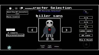 How to get 2D VHS SANS in free sans morph 2!