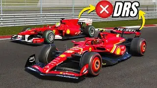 The CURRENT F1 CAR without DRS VS The LAST F1 CAR (2010) without DRS