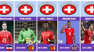 The Switzerland Squad Euro 2024 l UEFA EURO