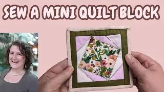 Miniature Quilt Tutorial Quilt along | Mini Quilt 6 Quilting Tutorial with Faodail Creation