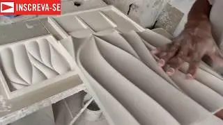 COISA DE GENIO COMO FABRICAR PLACAS DE GESSO 3D SUPER RESISTENTE