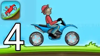 Hill Climb Racing Gameplay walkthrough part 4 (Android & iOS)