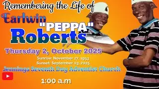 Thanksgiving Service for the Life of Earlwin 