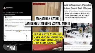 guru diketapel wali murid. kena mata. | 