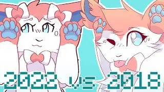 Then VS Now: Teatime Meme (2018 vs 2022)