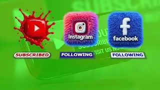Social Media Animation Green Screen | YouTube | Instagram | Facebook