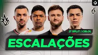 LINEUPS DO SEGUNDO SPLIT DO CBLOL 2023 - ESCALAÇÕES OFICIAIS