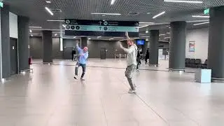🦢🦀 в аэропорту Салоников