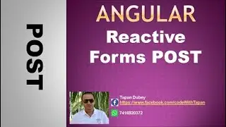 30. Angular reactive forms post example