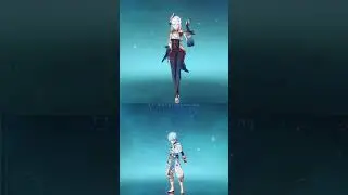 Shenhe and Chongyun Idle Animation 