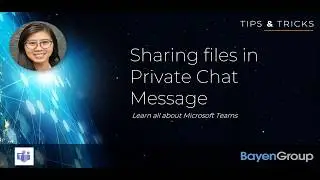 Microsoft Teams - Send a file in a private chat message