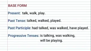 What are Regular Verbs? | English Lessons for Beginners