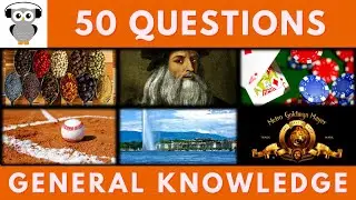 General Knowledge Quiz Trivia #167 | Spices, Nostradamus, Poker player, Baseball Pit, Lake Geneva