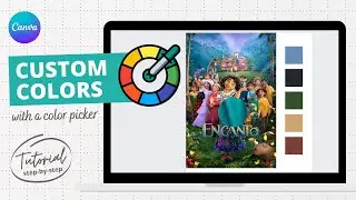 How to use the Canva Color Picker to choose custom colors