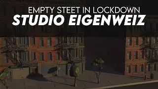 City Street in lockdown Small animation [Cinema 4D]