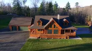 New Hampshire Bonanza - Log Home Tour