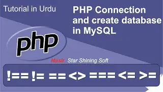 How to create database in PHP using MySQL database and connection with PHP Project file