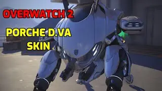 PORSCHE D.Va Skin (Porsche x Overwatch 2) New Skin showcase.