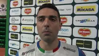 11-03-2023: Del Monte Coppa Italia A3, Gabriele Parisi dopo la sconfitta di Tuscania in semifinale