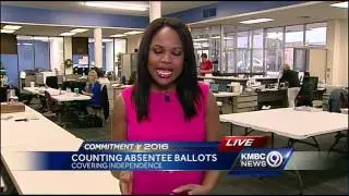 Jackson County begins counting absentee ballots
