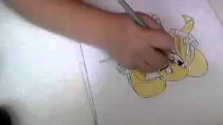 продолжем рисовать чику