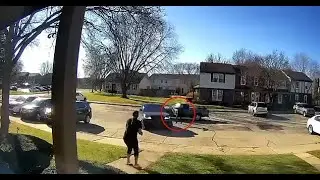 Ex Boyfriend shoots eight times at woman driving SUV | Video