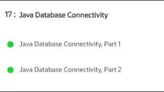 17 Java Database Connectivity