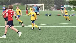 Even på fotballkamp 31  mai  mot Huk Jaguar