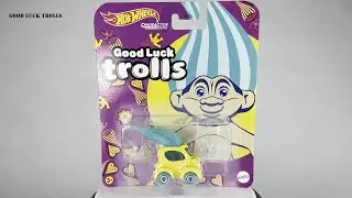 Hot Wheels 2022 Character Cars Good Luck Trolls