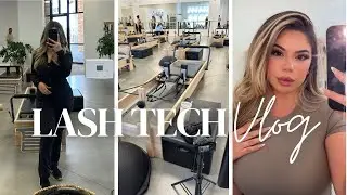 LASH TECH VLOG | GETTING ON ROUTINE + GROCERY SHOPPING