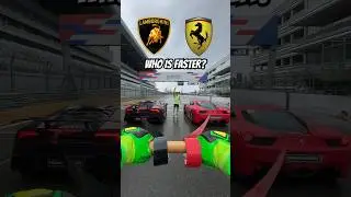 ❌👽LAMBORGHINI VS FERRARI | WHO IS FASTER!?💨￼