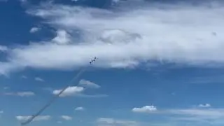2019 Jones Beach airshow USAF thunderbirds sneak pass