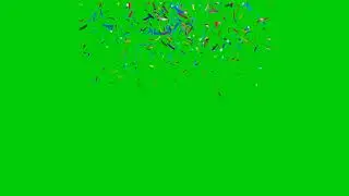 Confetti Green Screen Effect