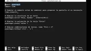 Simulating Keystrokes with PyAutoGUI in Python: Basic Automation Script