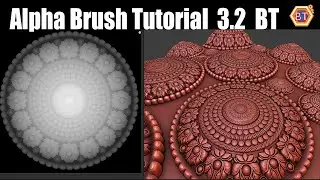 Blender 3.2 -  Alpha Brush Tutorial | Sculpting Brushes