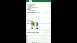 How to change grid line color in MS Excel 2019 | Gridlines in Excel 2019 | Changing Gridline Color