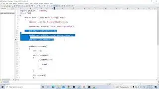 Count The Prime Number Within User Given Range in Java