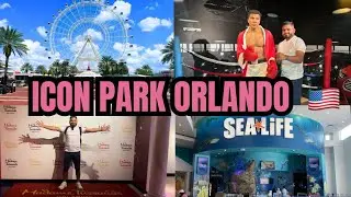 ICON PARK, INTERNATIONAL DRIVE ORLANDO FLORIDA | SEALIFE | MADAME TUSSAUDS!!!!