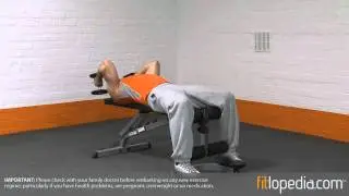Lying Down Alternate Dumbbell Tricep Extension