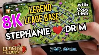 Stephanie ❤ Dr M Legend League Base with Link | Clash of Clans