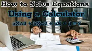#howto #solve #equations #scientificcalculator #technical #maths #higherdegreeequations #easyway