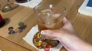 ASMR - Swirling Ice Cubes in Glass