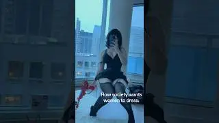 How society wants women to dress/How women want to dress 🤔 TikTok: imskirby