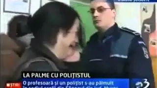 Police Slaps Abusive Teacher