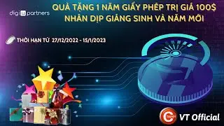 Quà Tặng DigiU Nhân Dịp Giáng Sinh Và Năm Mới / Giấy Phép Kinh Doanh Trị Giá 100$ VTOfficial